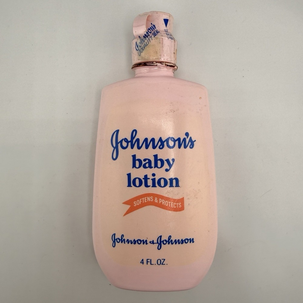 Johnson's Baby Lotion Pink 4oz Sealed Vintage Made In USA